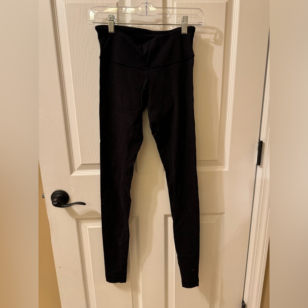 Lululemon Wunder Under Size 4 Black Leggings